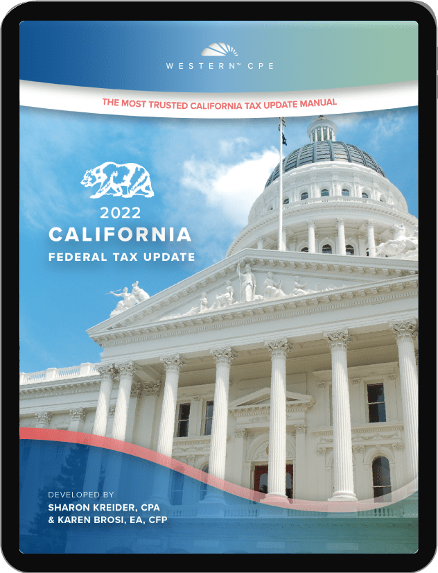 Federal & California Tax Update Seminars Western CPE