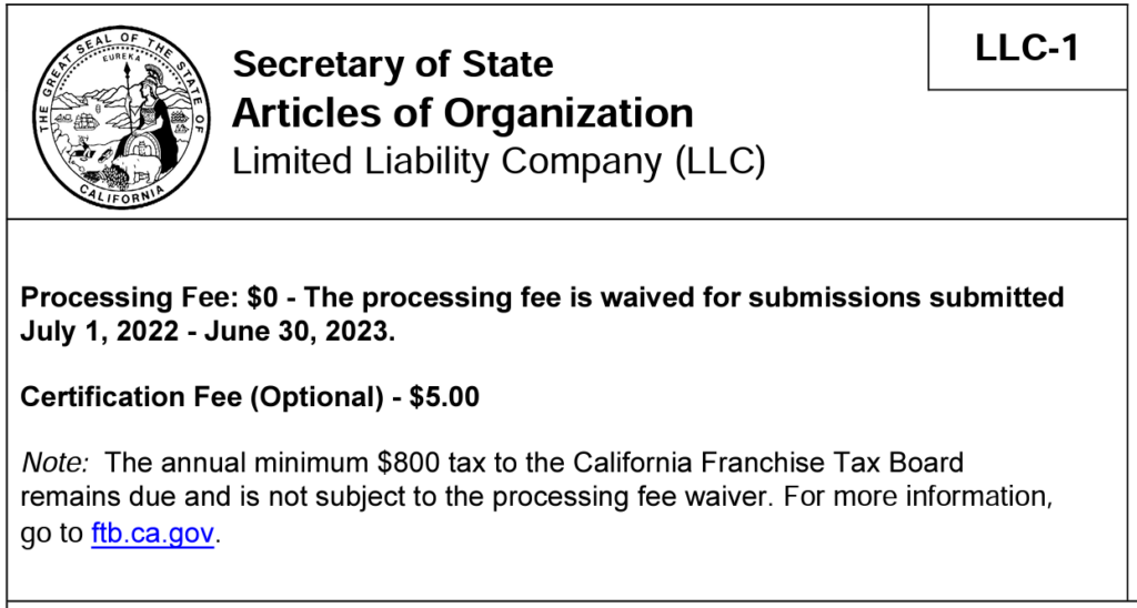 NeedtoKnow California LLC Fees Your California LLC Guide Western CPE