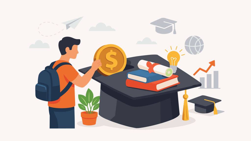 Student saving for college