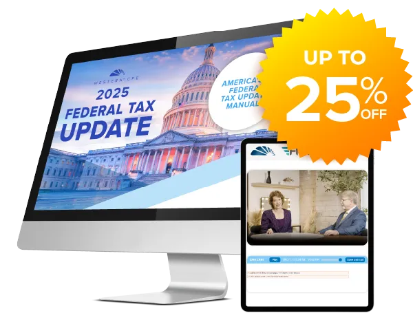 2025 Federal Tax Update Up To 25% Off