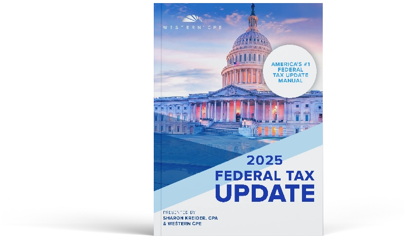 2025 Federal Tax Update Manual Cover