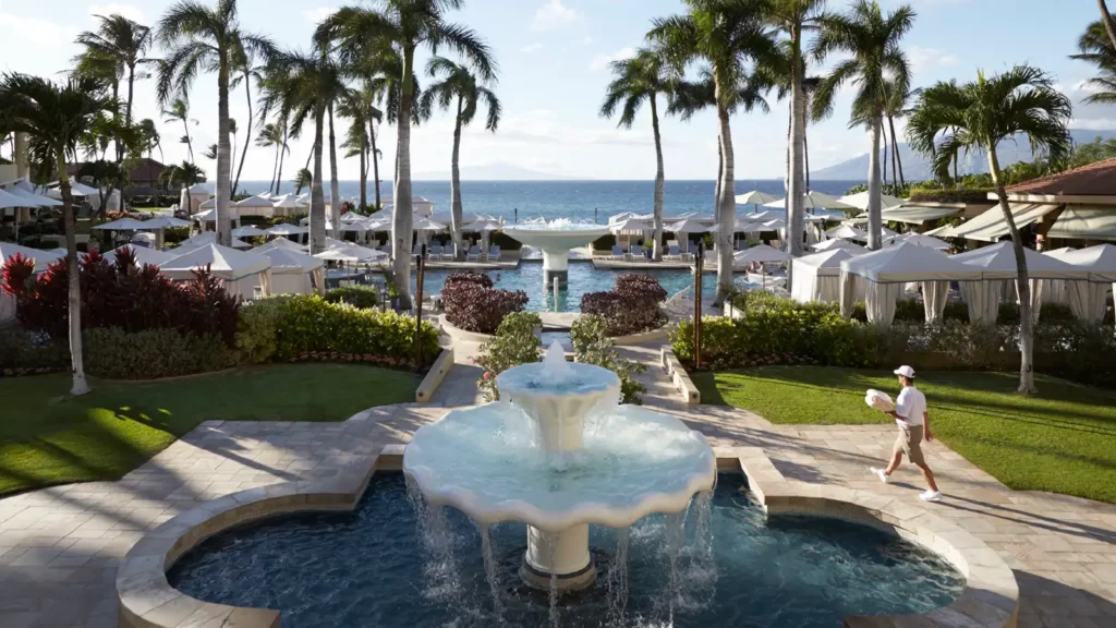 Fountain at Four Seasons Resort Maui