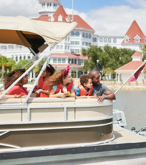 Boating at The Grand Floridian