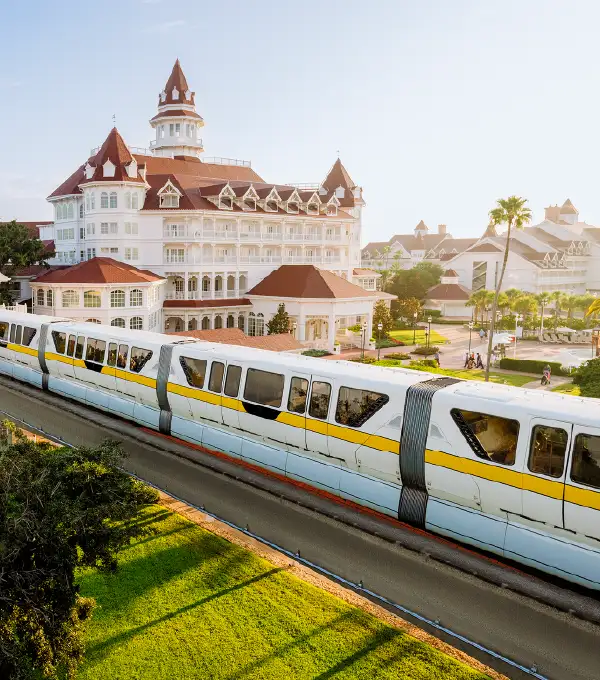 Monorail at The Grand Floridian