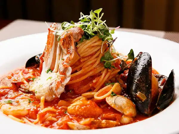 Spaghetti and clams at Wynn, Las Vegas