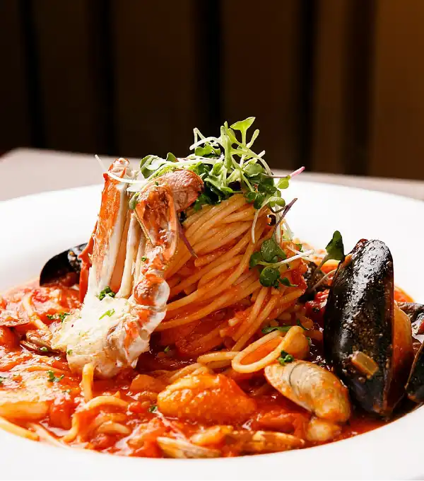 Spaghetti and clams at Wynn, Las Vegas