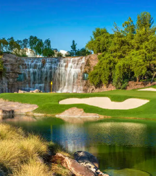 The golf course at Wynn, Las Vegas