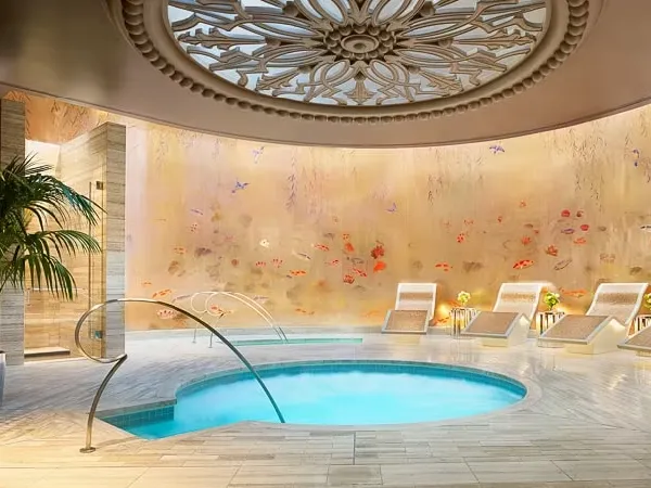 Hot tub at the Wynn Spa, Las Vegas
