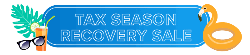 Tax Season Recovery Sale banner