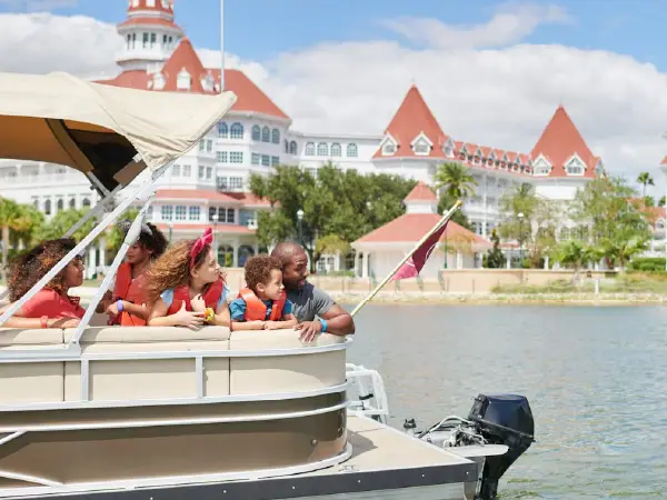 Boating at The Grand Floridian