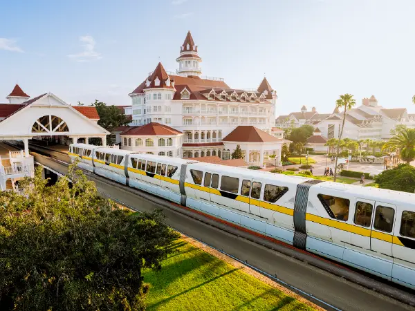 Monorail at The Grand Floridian