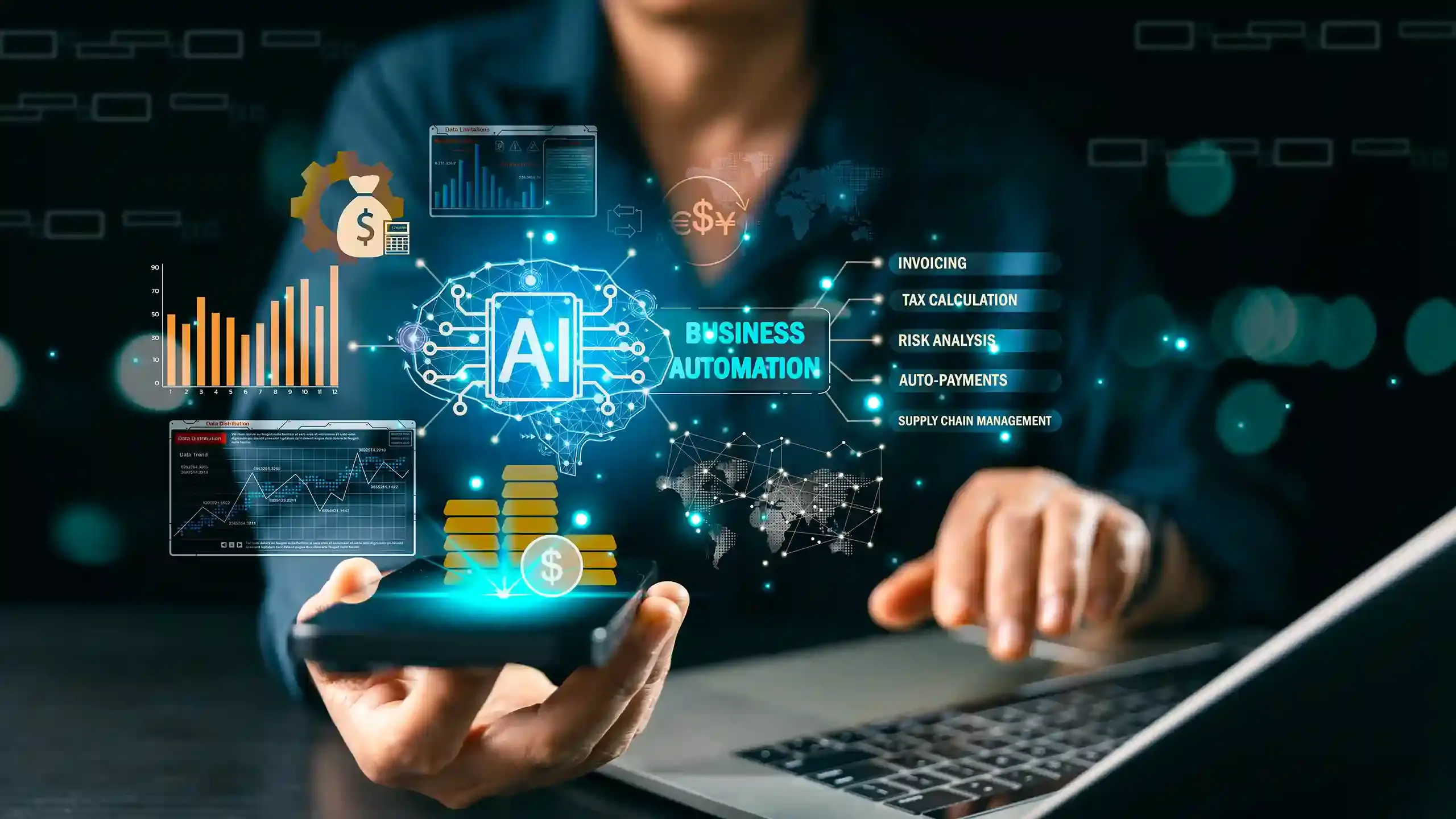 Professional utilizing AI