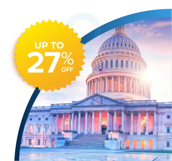 US Capitol Building Federal Tax Update 2026 27 percent off