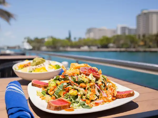 Dining by the water at Waterstone Resort and Marina