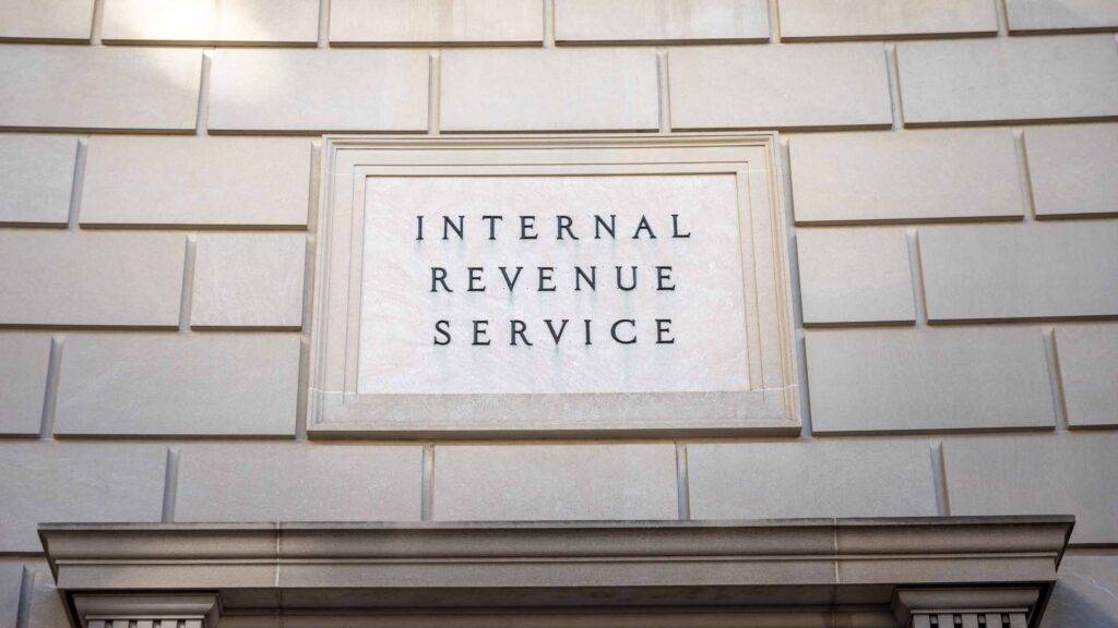 Internal Revenue Service plaque