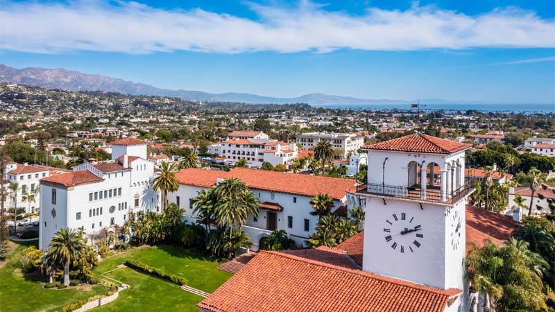 Santa Barbara, CA aerial photo